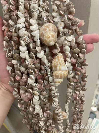 Занавеска из ракушек