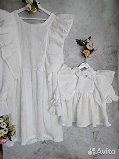 Платья family look