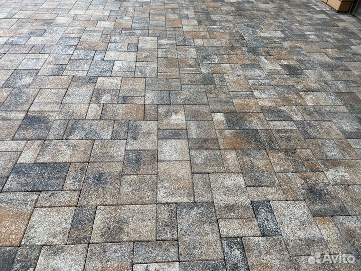 Тротуарная плитка работы под ключ