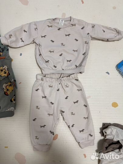 Одежда пакетом на мальчика 74 80 h&m