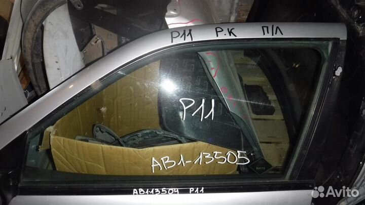 Стекло двери передней левой Nissan Primera (P11)