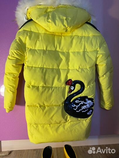 Зимний комплект для девочки 140