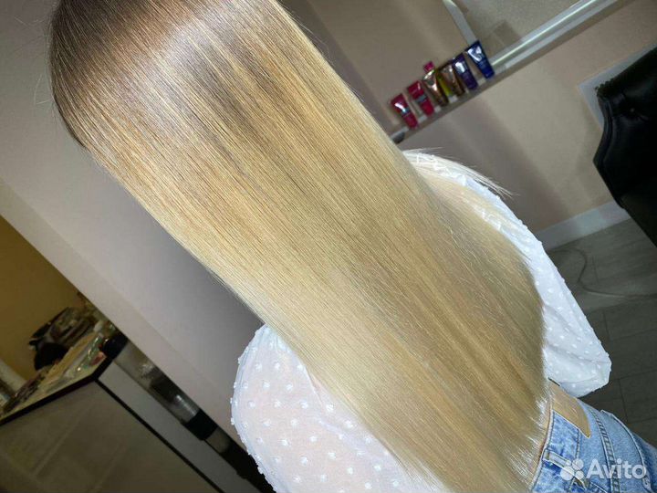 Кератиновое выпрямление волос