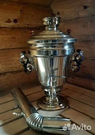 Самовар тульский на дровах