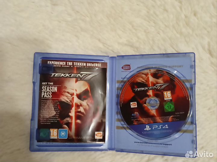 Диски на ps4 Tekken7