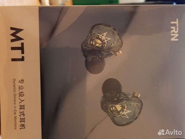 Hi Fi наушники с микрофоном TRN MT1