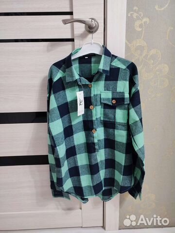 Рубашка в клетку детская