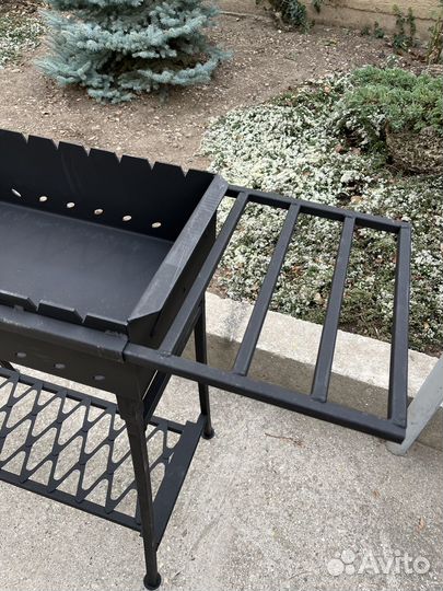Мангал разборный 3 мм с полкой