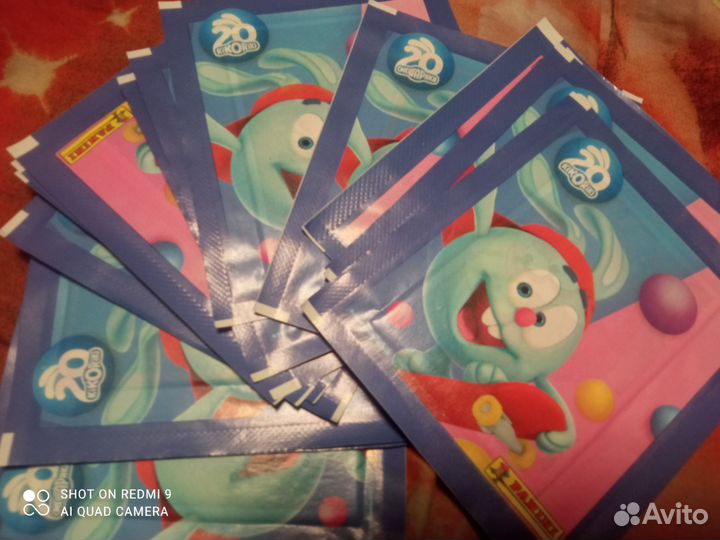 Пакетики Panini смешарики