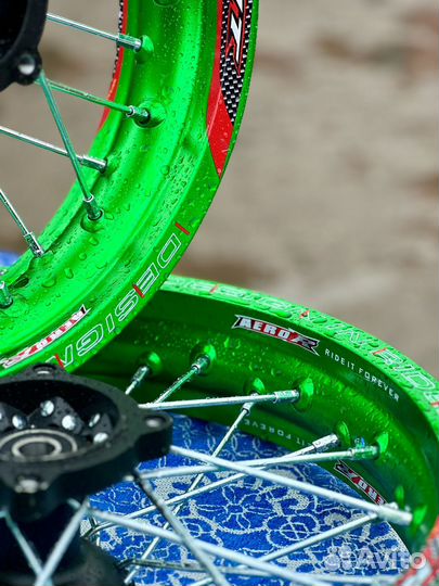 Диски для питбайка ride IT 14/14 алюминиевые