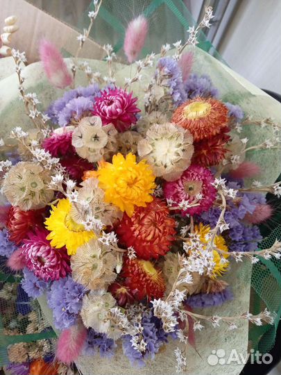 Букеты из сухоцветов