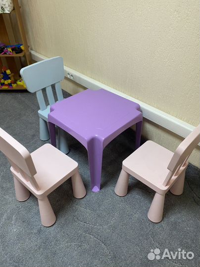 Стул детский IKEA Маммут Mammut