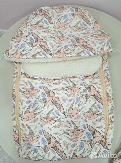 Зимний конверт в коляску