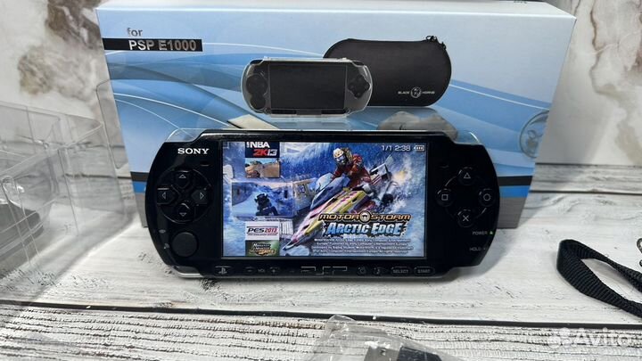 Игровая приставка sony psp 3008 64gb + 75 игр