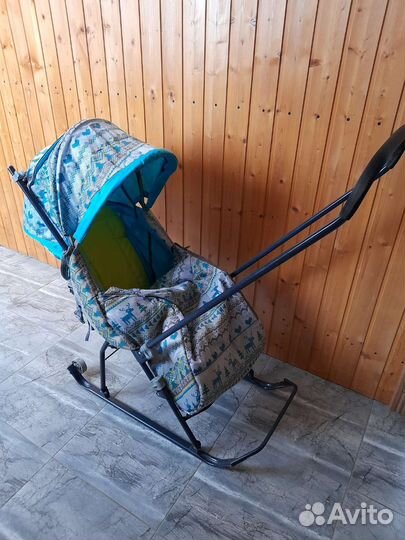 Детские санки коляска бу