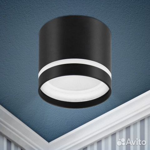 Накладной светильник с кольцевой подсветкой
