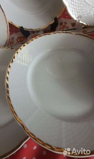 Тарелки столовые чешский фарфор Thun