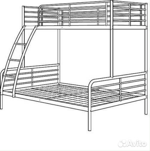 2х ярусная кровать бу