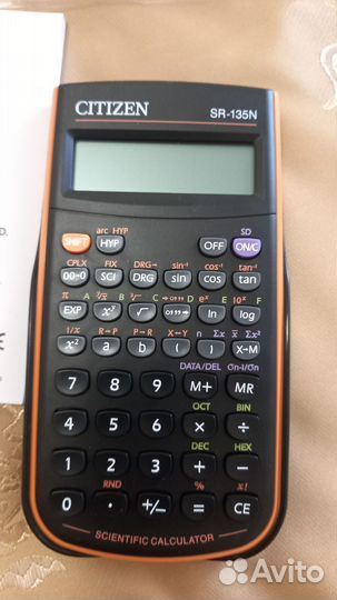Инженерный калькулятор citizen
