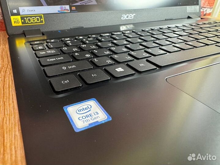 Процессор Core i3 FullHD SSD Acer Extensa Ноутбук