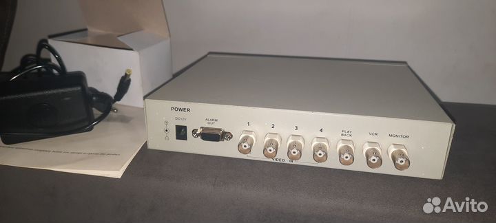 Квадратор видеонаблюдения KCQ-404 цветной