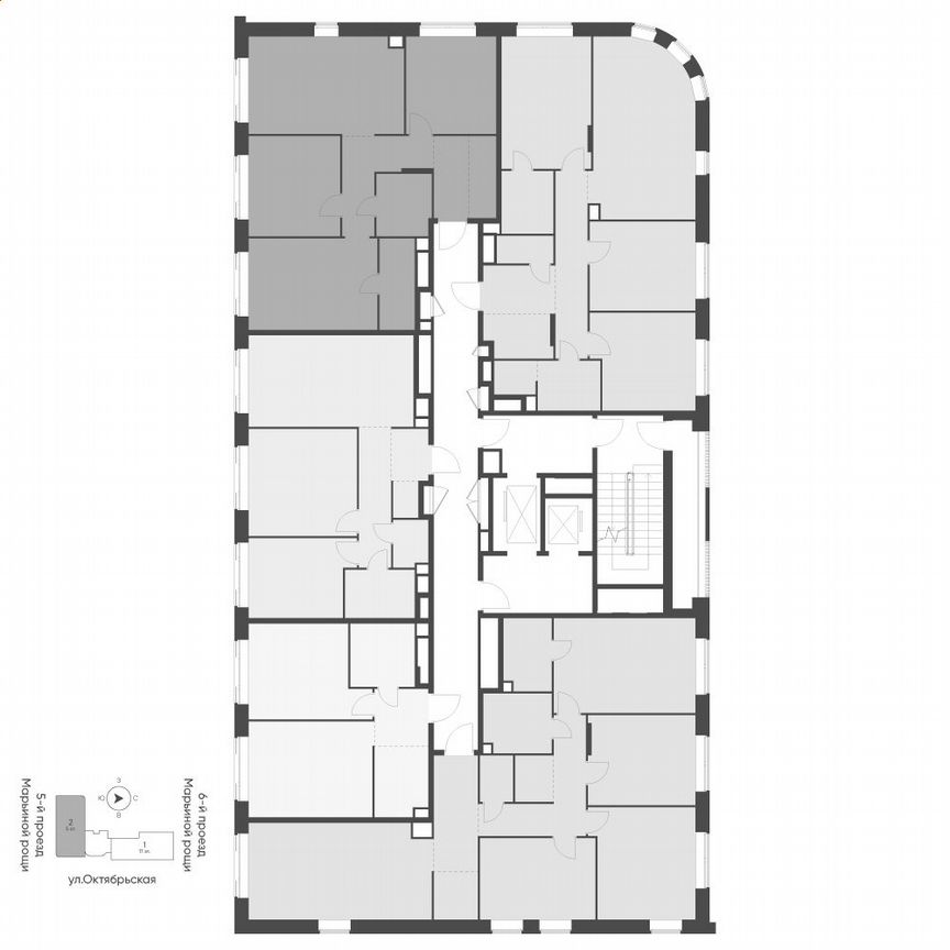3-к. квартира, 85,5 м², 2/4 эт.