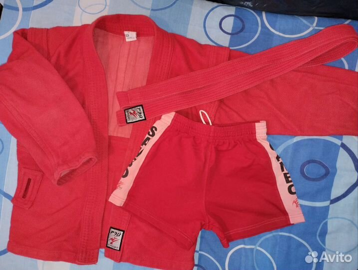 Форма куртка кимоно для самбо детская