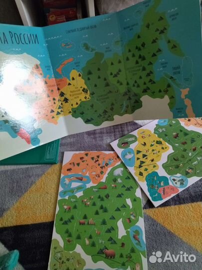 Энциклопедия,карта магнитная, лабиринты.Новые