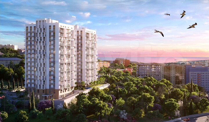 2-к. квартира, 69,2 м², 5/16 эт.