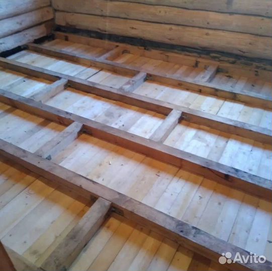 Замена пола, венцов