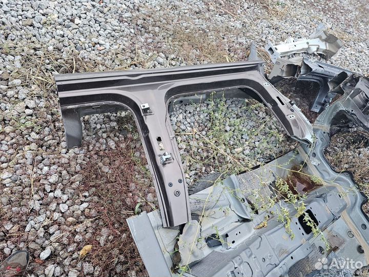 Левый порог с передней стойкой Шкода Рапид Фольксв