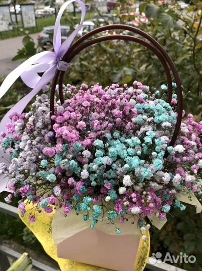 Сумочка с гипсофилой