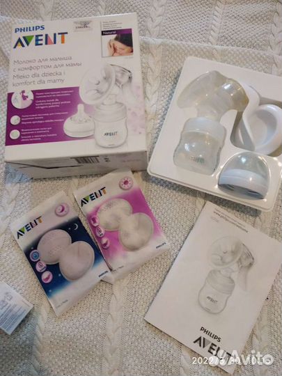 Молокоотсос ручной philips avent