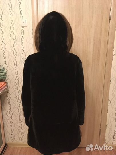 Шуба норка-мутон