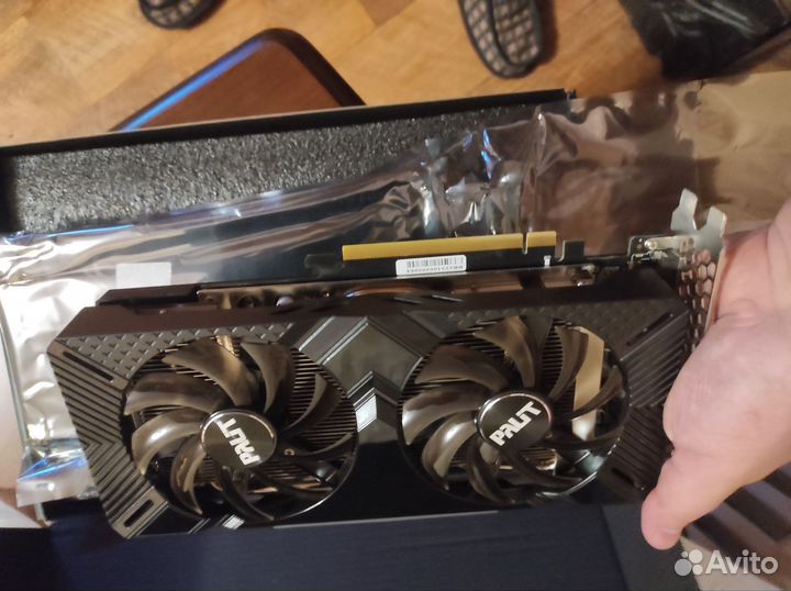 Видеокарта Palit GeForce gtx 1660 super gamingpro
