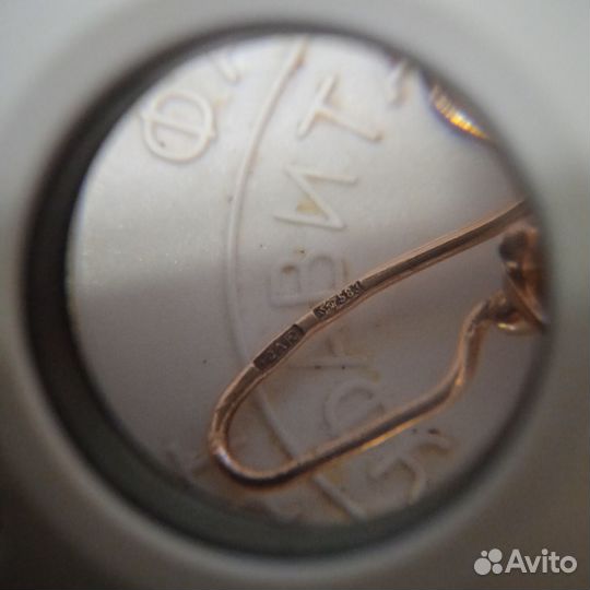 Золотые серьги СССР