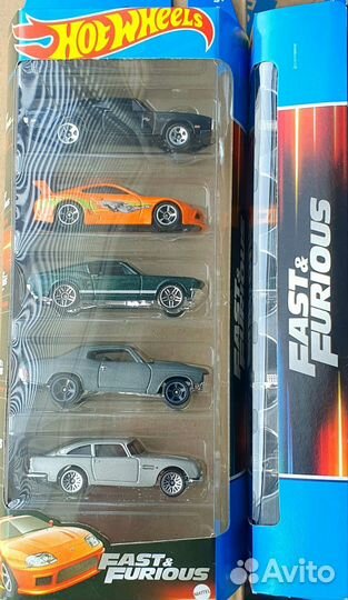 Hot wheels fast and furious 5 pack Хот вилс форсаж
