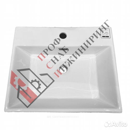 Умывальник подвесной Quadra 50 1 отверстие под сме