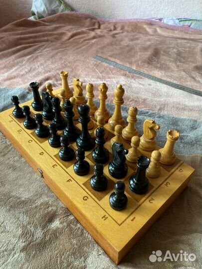 Шахматы СССР деревянные б/№