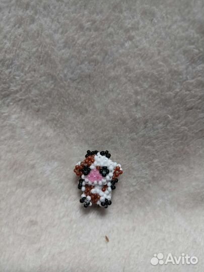 Коровка из бисера