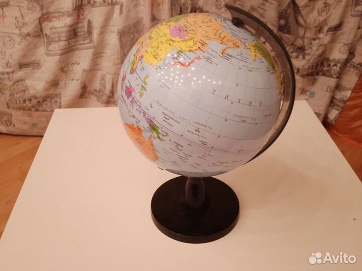 Глобус новый для детей в садик и в школу