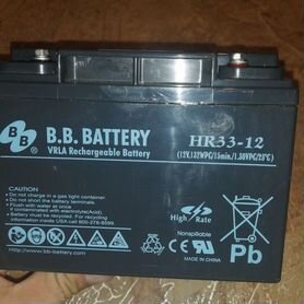 Аккумулятор B.B. battery HR33-12