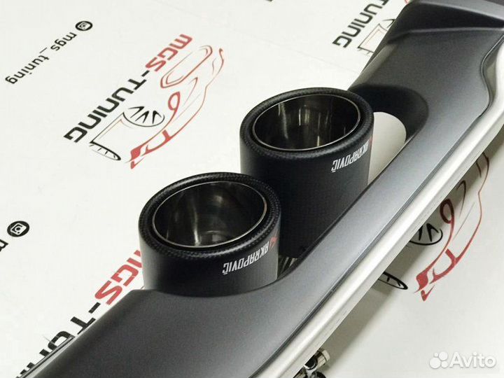 Диффузор с насадками Audi A3 16 - н.в. в стиле S3