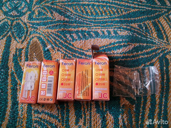 Галогенные лампы Feron JC 35W