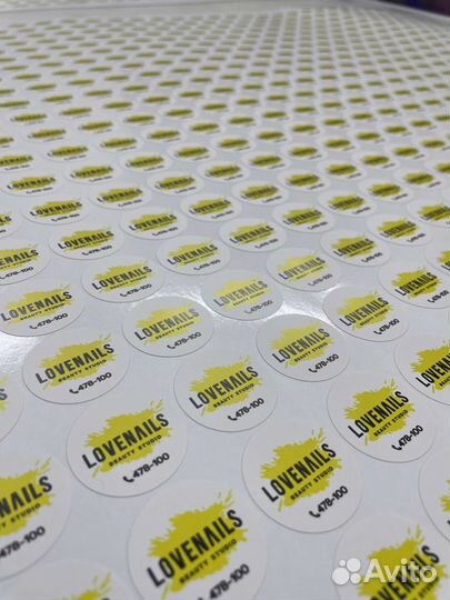 Печать на пленке (наклейки, стикеры, плоттер)