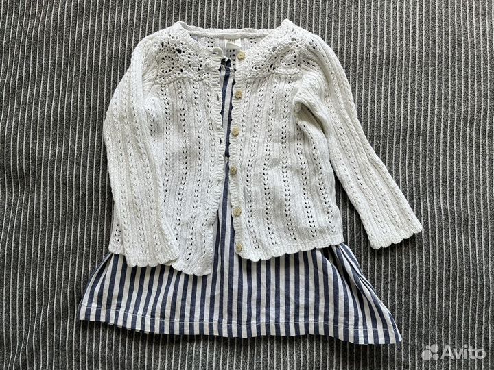 Летние вещи для девочек hm george и др 86 92