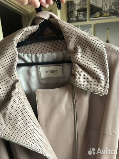 Кожаный плащ женский натуральная кожа