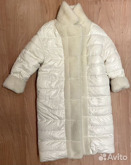 Moncler оригинал пуховик женский двусторонний S