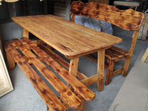 Скамейки лавки столы деревянные