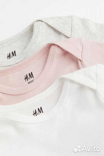 Новые базовые боди H&M 62, 68, 74, 86, 92